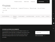 Tablet Screenshot of lexusforum-bremen.de